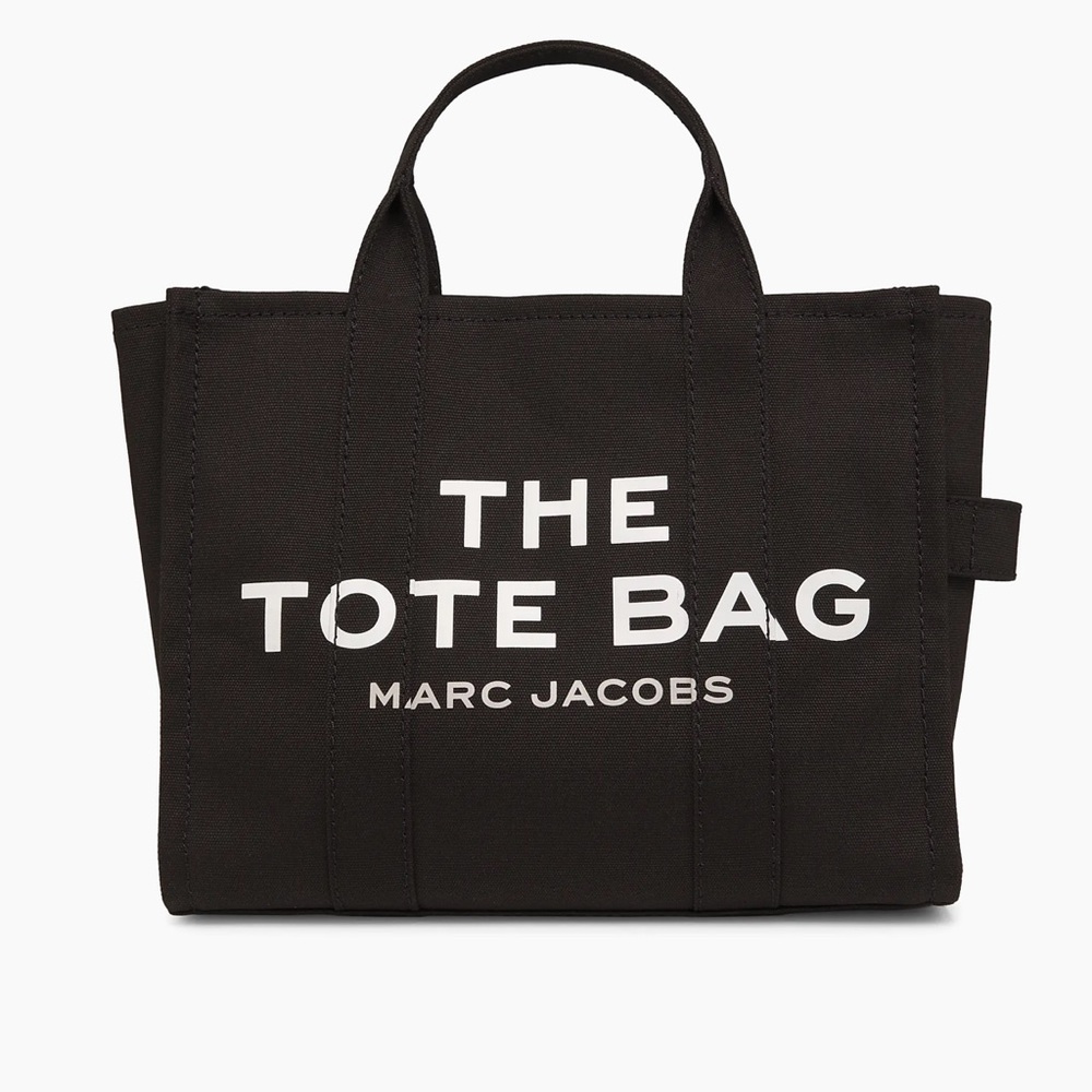 Marc Jacobs Black Canvas Tote Bag